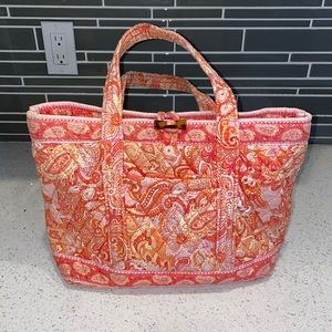 Vera Bradley Sherbet Large Toggle Tote